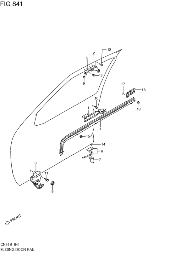 slide door rail