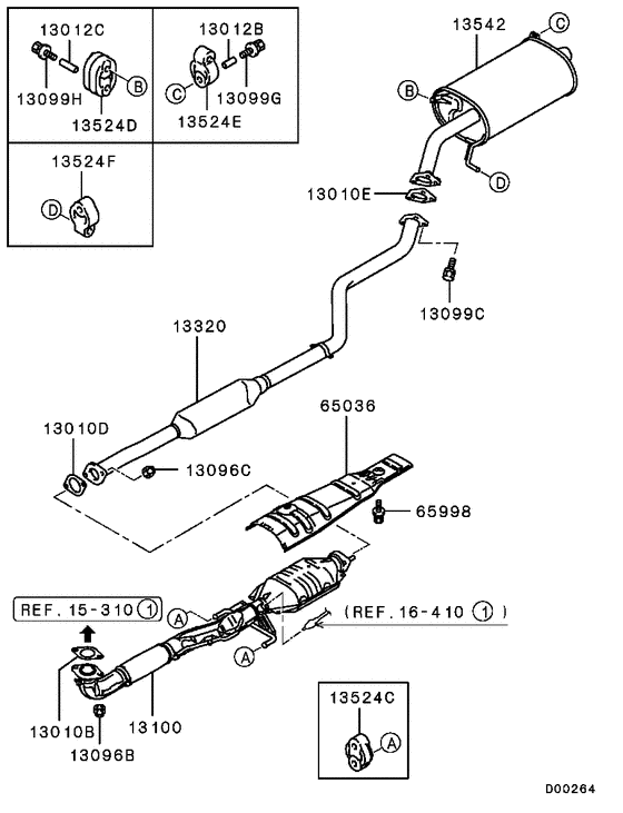 Exhaust pipe & muffler