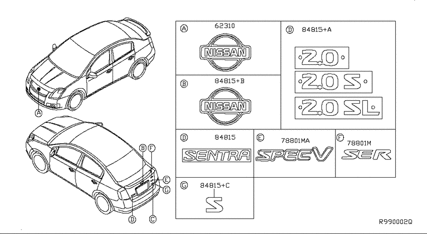 Emblem & name label