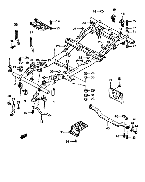 Chassis frame