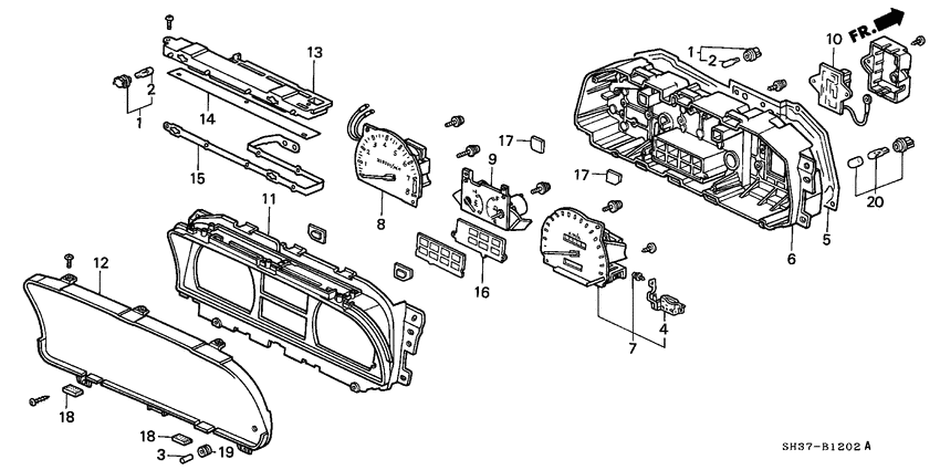 Speedometer component