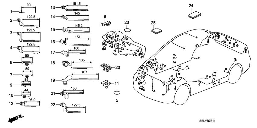Harness band/bracket