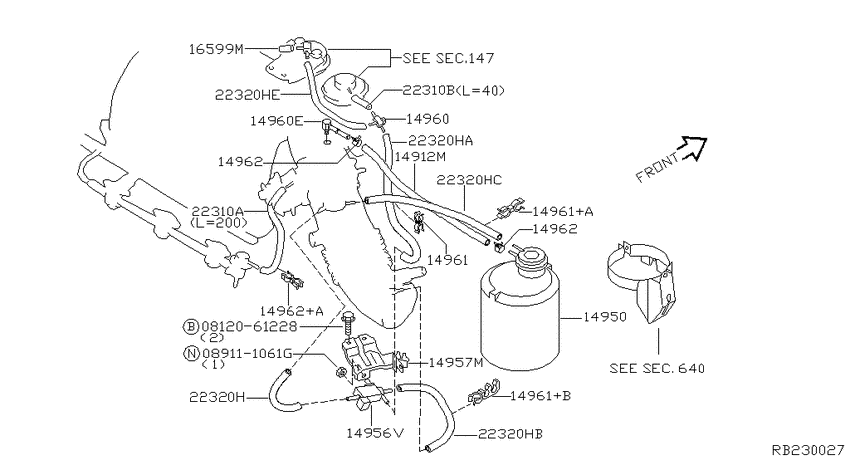 Vacuum piping