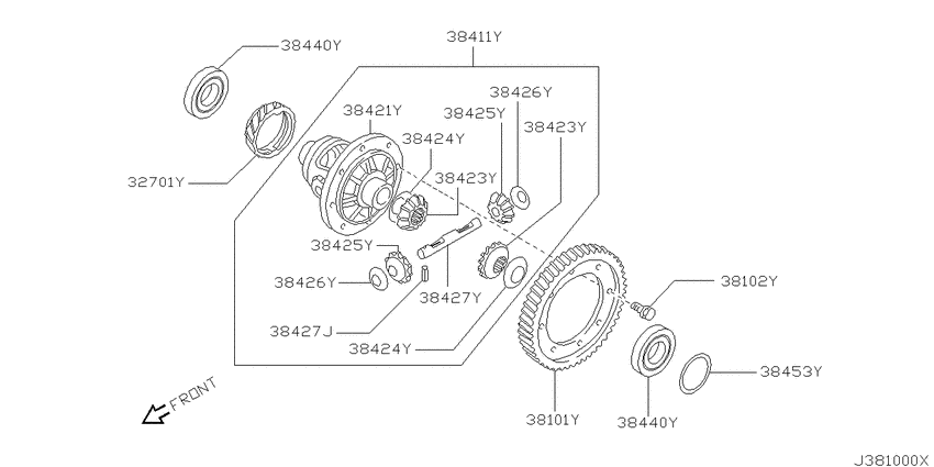 Front final drive