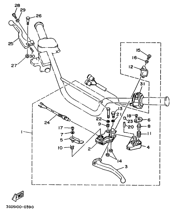 Handle switch & lever