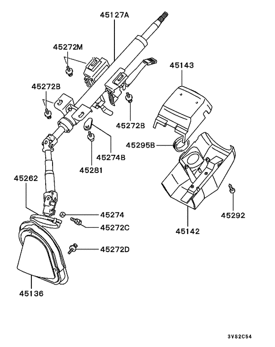 Steering column & cover