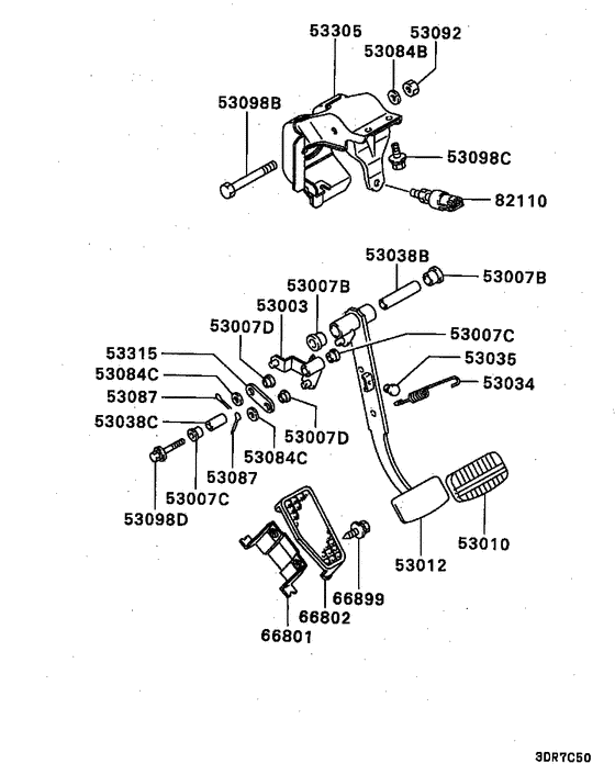 Brake & clutch pedal