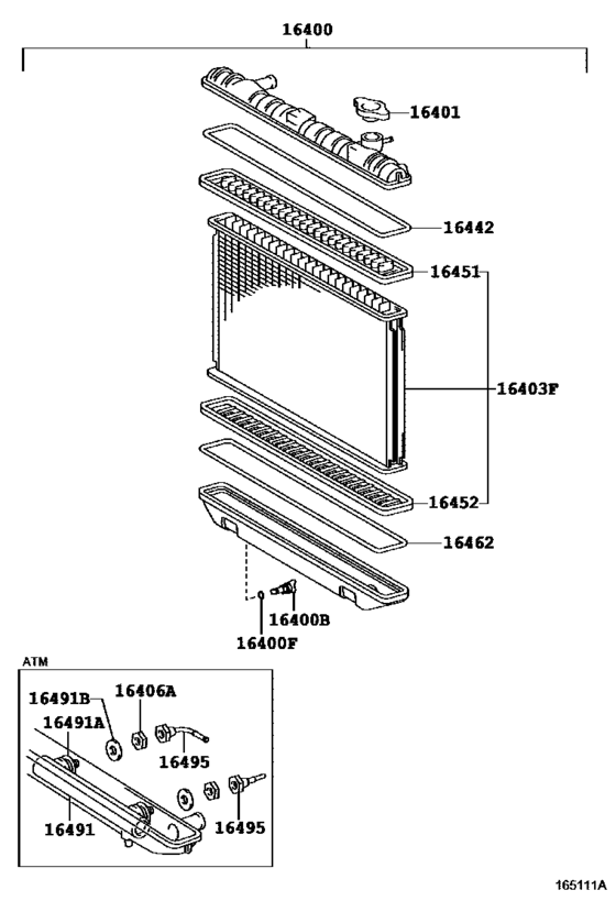 Radiator & Water Outlet