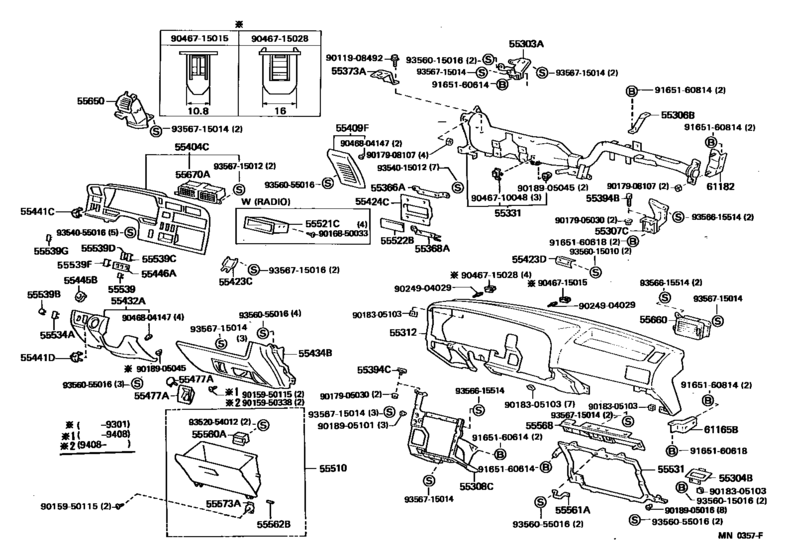 Instrument Panel & Glove Compartment