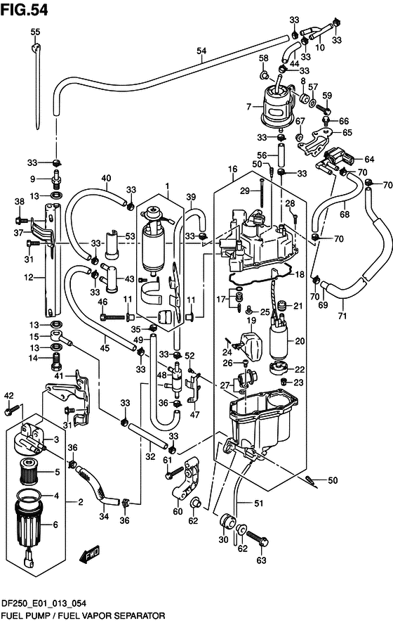 Fuel pump / fuel vapor separator