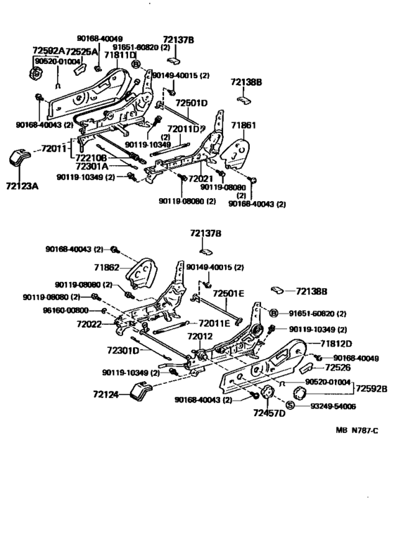 Front Seat & Seat Track
