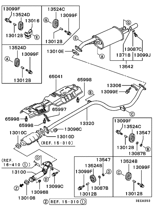 Exhaust pipe & muffler