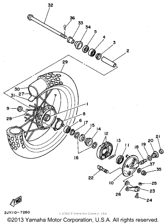 Front wheel