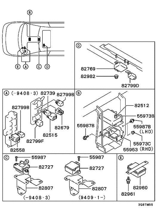 Relay,flasher & sensor