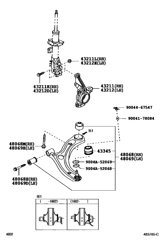 Front Axle Arm & Steering Knuckle
