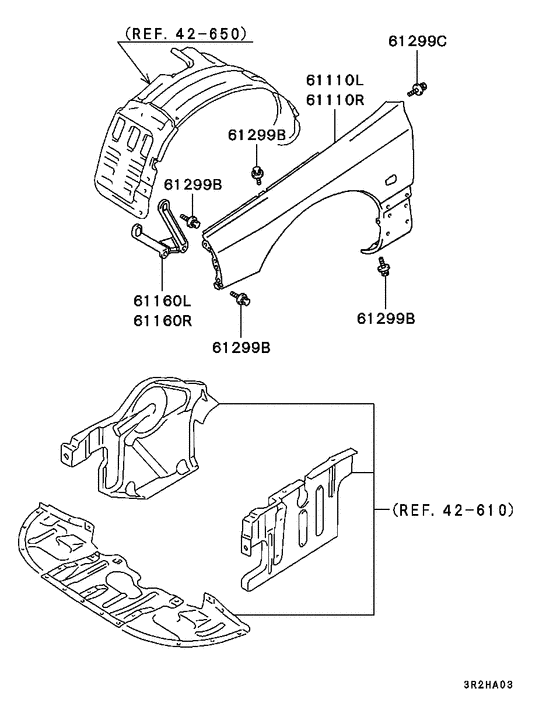 Fender & front end cover