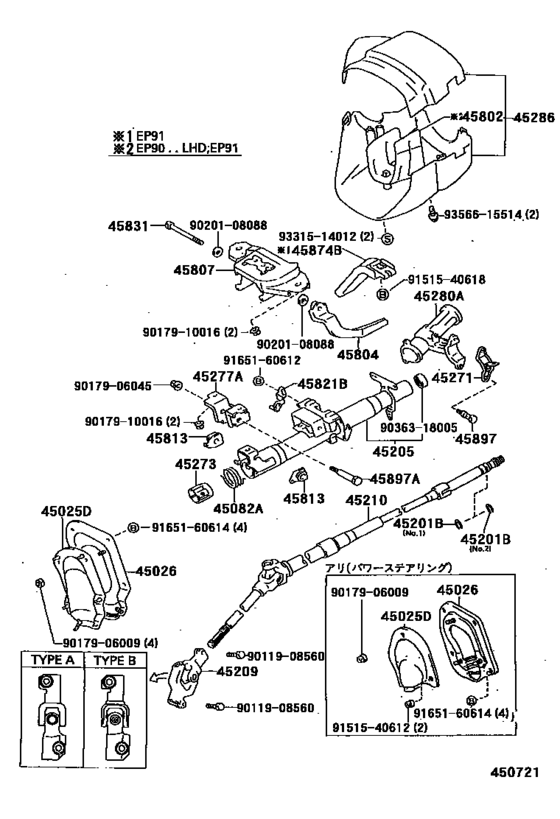 Steering Column & Shaft