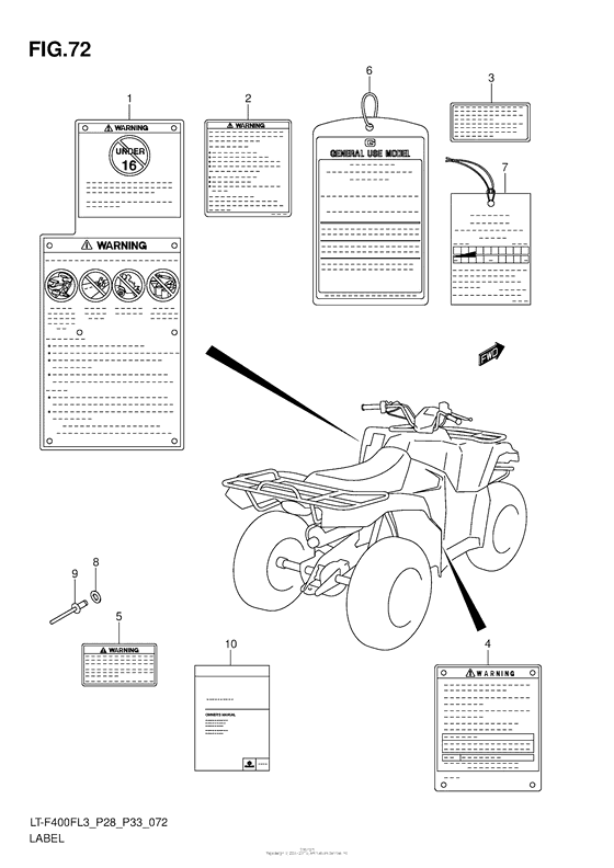 Label (Lt-F400Fl3 P33)