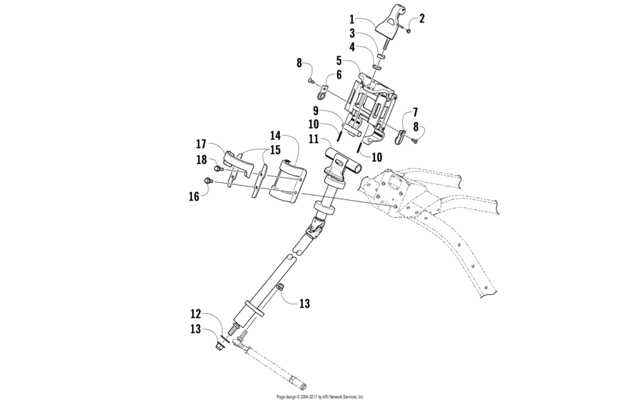 Steering Post Assembly