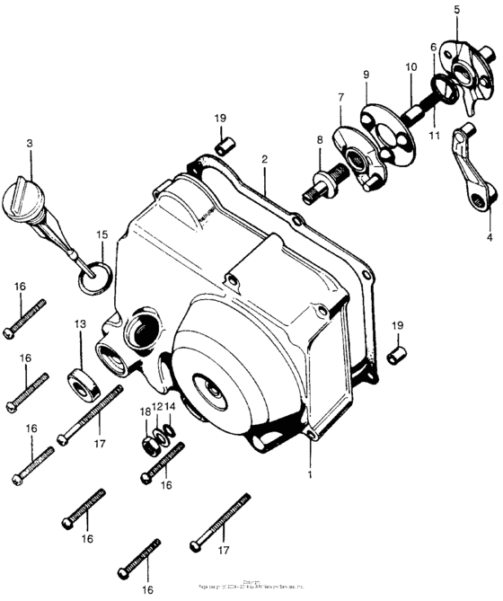 Right crankcase cover