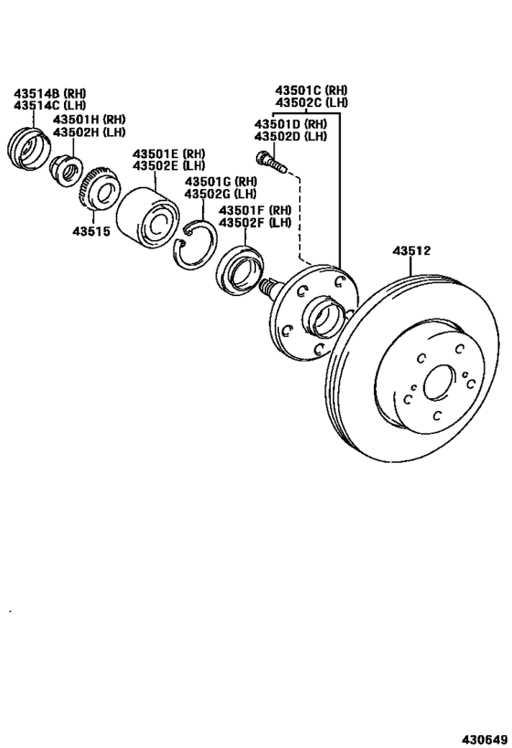 Front Axle Hub