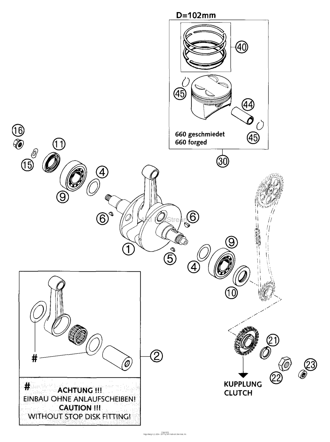 Crankshaft, Piston