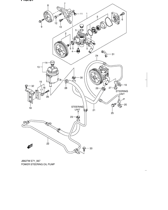 Power steering oil pump