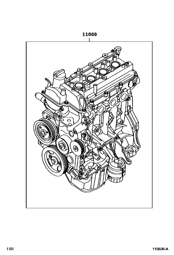 Partial Engine Assembly