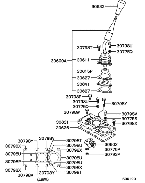 Transfer floor shift control
