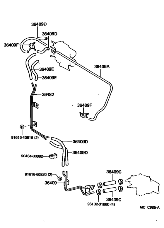 Transfer Vacuum Piping