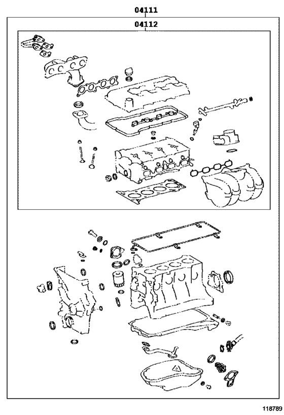 Engine Overhaul Gasket Kit