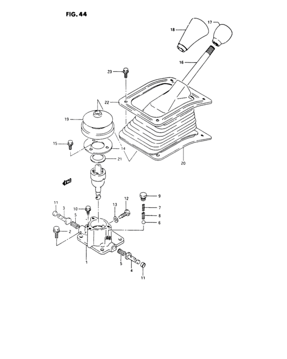 Gear shifting control