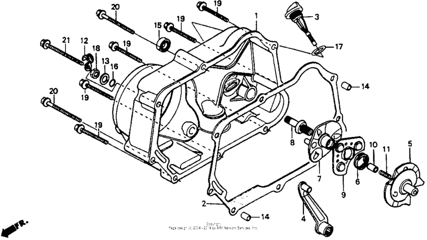 Right crankcase cover