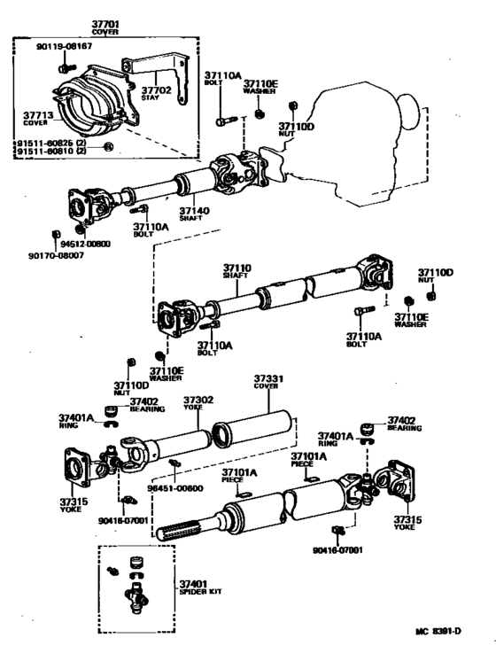 Propeller Shaft & Universal Joint