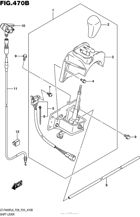 Shift Lever (Lt-F400Fl6 P33)