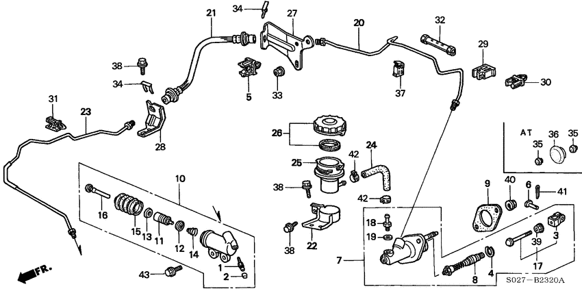 Clutch master cylinder