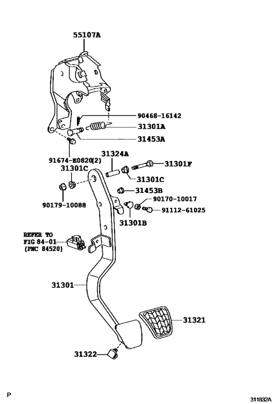 Clutch Pedal & Flexible Hose
