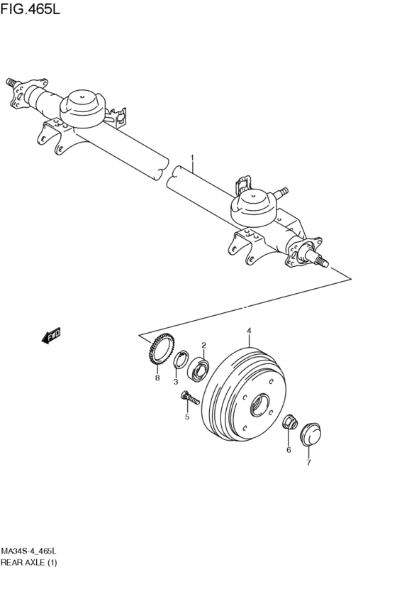 rear axle