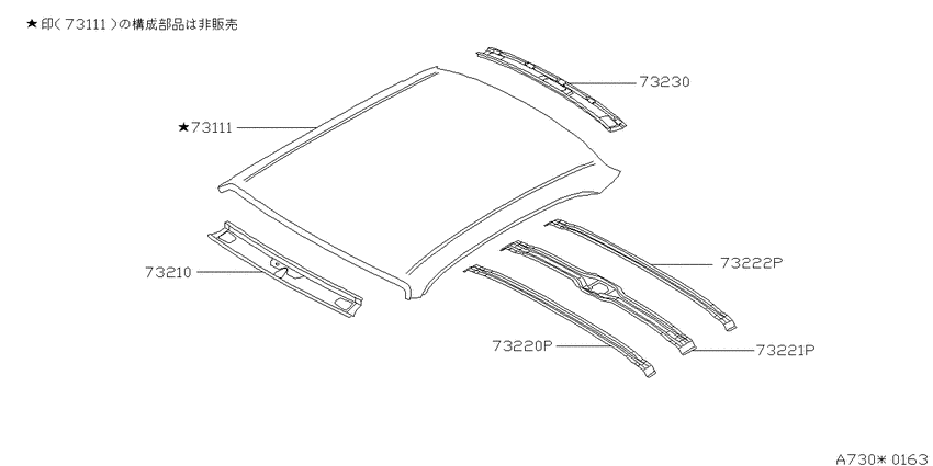 Roof panel & fitting
