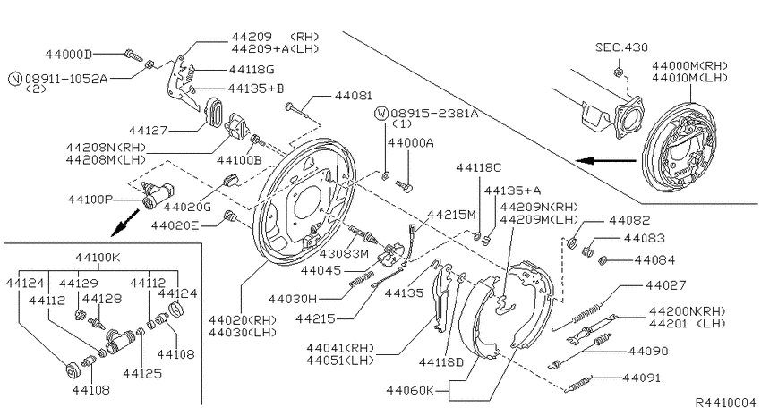 Rear brake