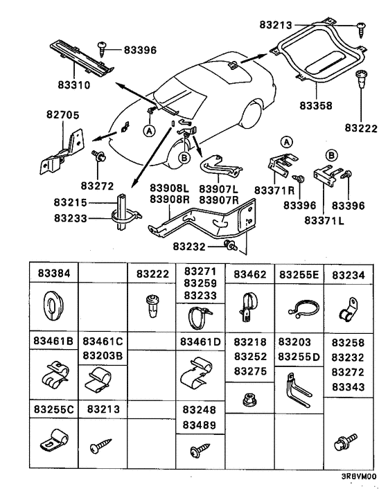 Wiring & attaching parts