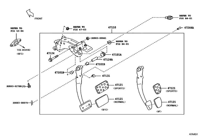 Brake Pedal & Bracket