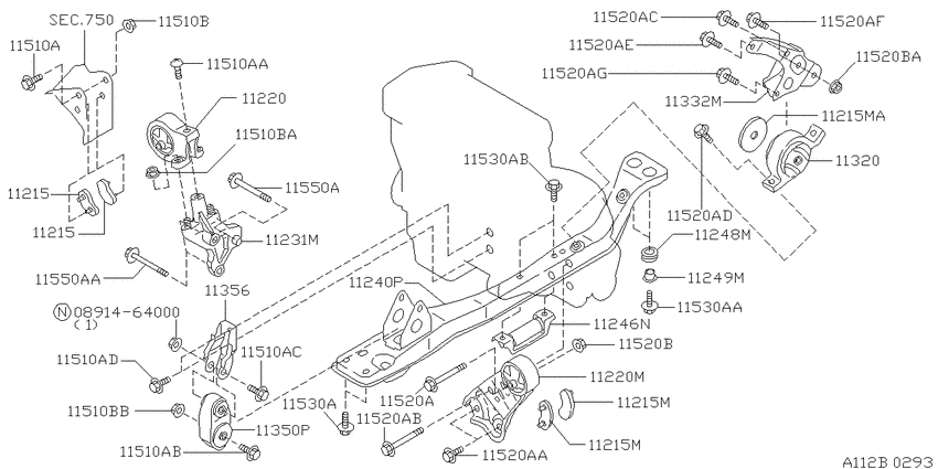 Engine & transmission   mounting