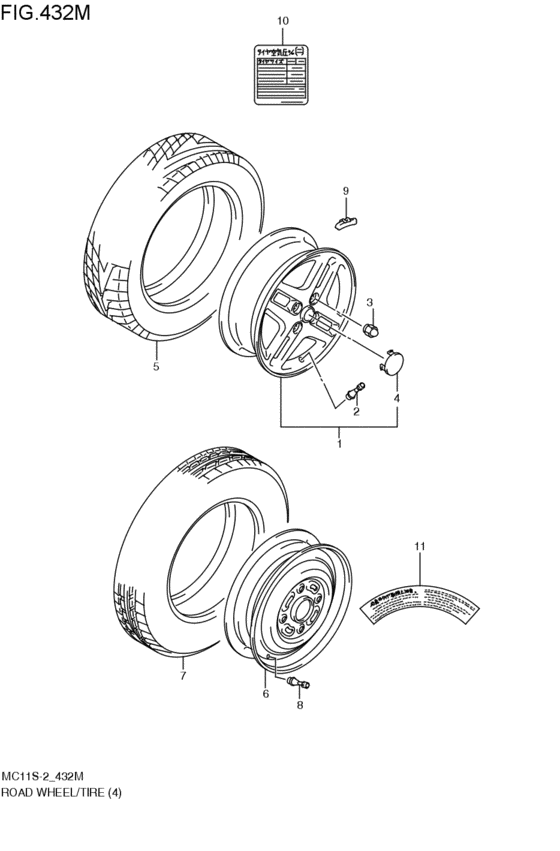 road wheel / tire