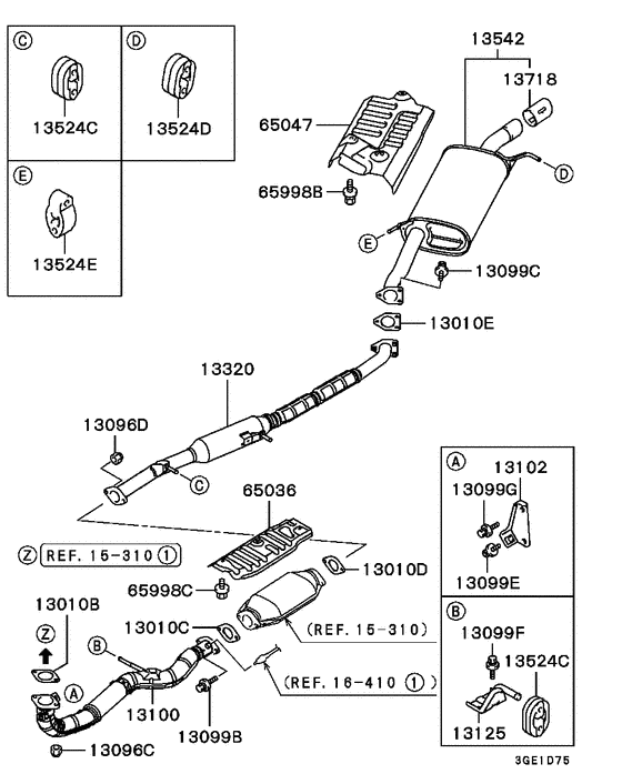 Exhaust pipe & muffler