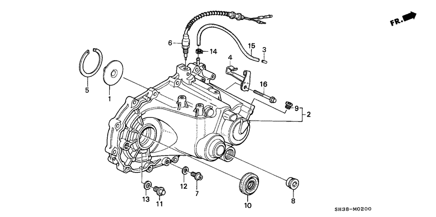 Transmission housing