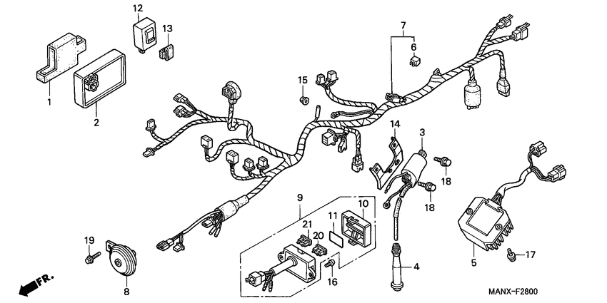 Wire harness/ ignition coil