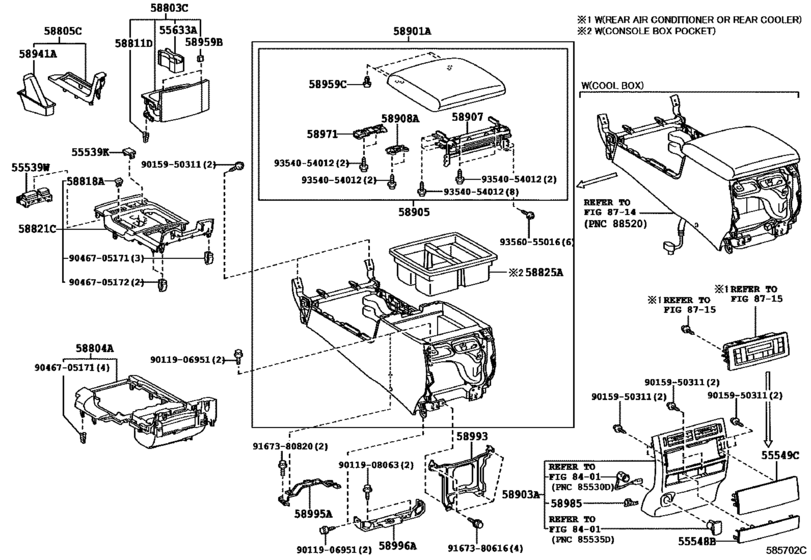 Console Box & Bracket
