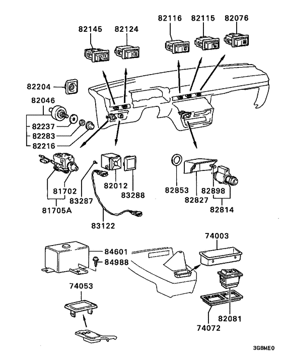 Switch & cigar lighter