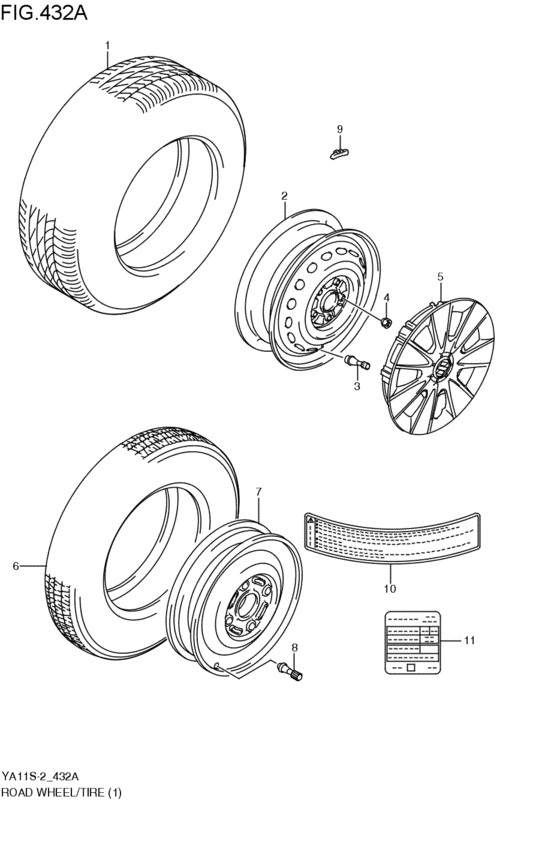 road wheel / tire